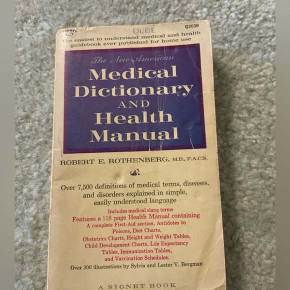 Other - Medical Dictionary and‎ Health Manual, the New American by Robert E. Rothenberg